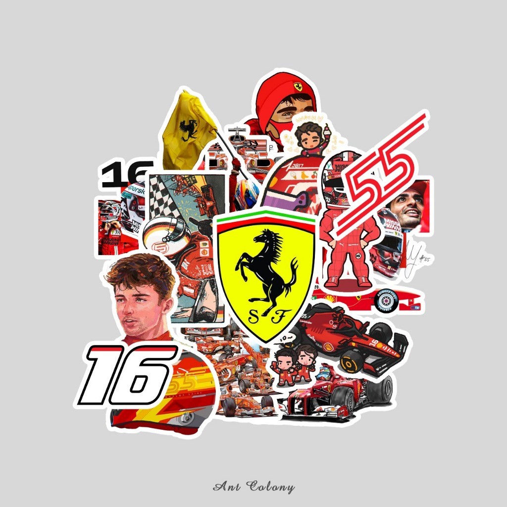Jual Stiker Pack Formula 1 F1 Sticker Vinyl Doff Laminasi | Sticker ...