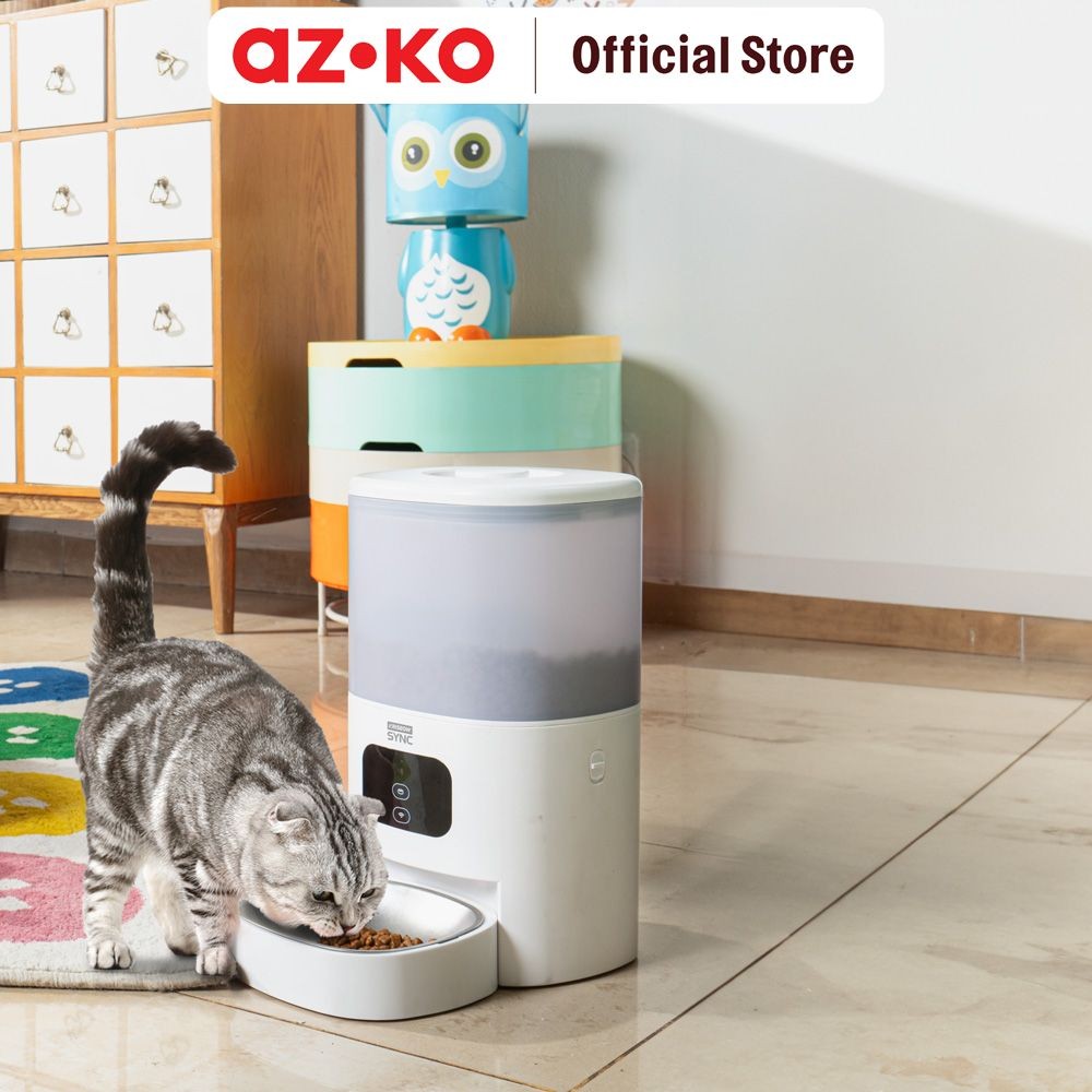 Jual AZKO Krisbow Sync 4 ltr Smart Tempat Makan Hewan - Putih Dispenser ...