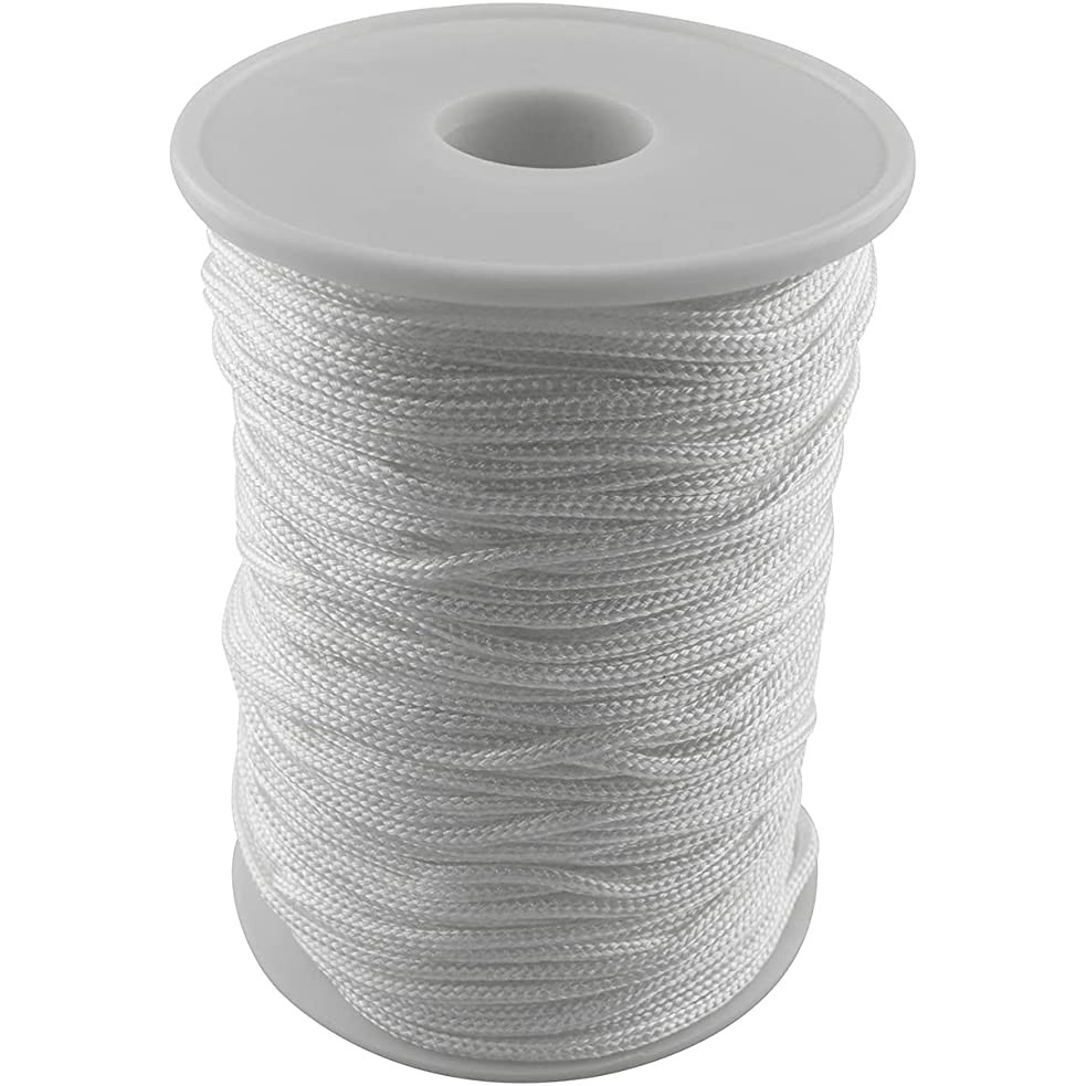Jual 2mm Braided Shade Roller Blinds Cord White Pull String Rope ...
