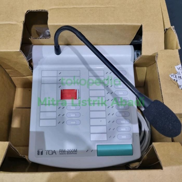 Jual TOA RM-200M S Mikrophone TOA RM 200M Original | Shopee Indonesia