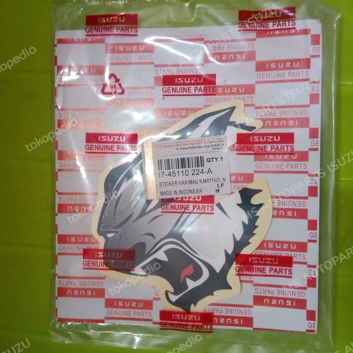 Jual STICKER STIKER KABIN HARIMAU MACAN ISUZU NMR71 NMR 71 ORIGINAL ORI ...