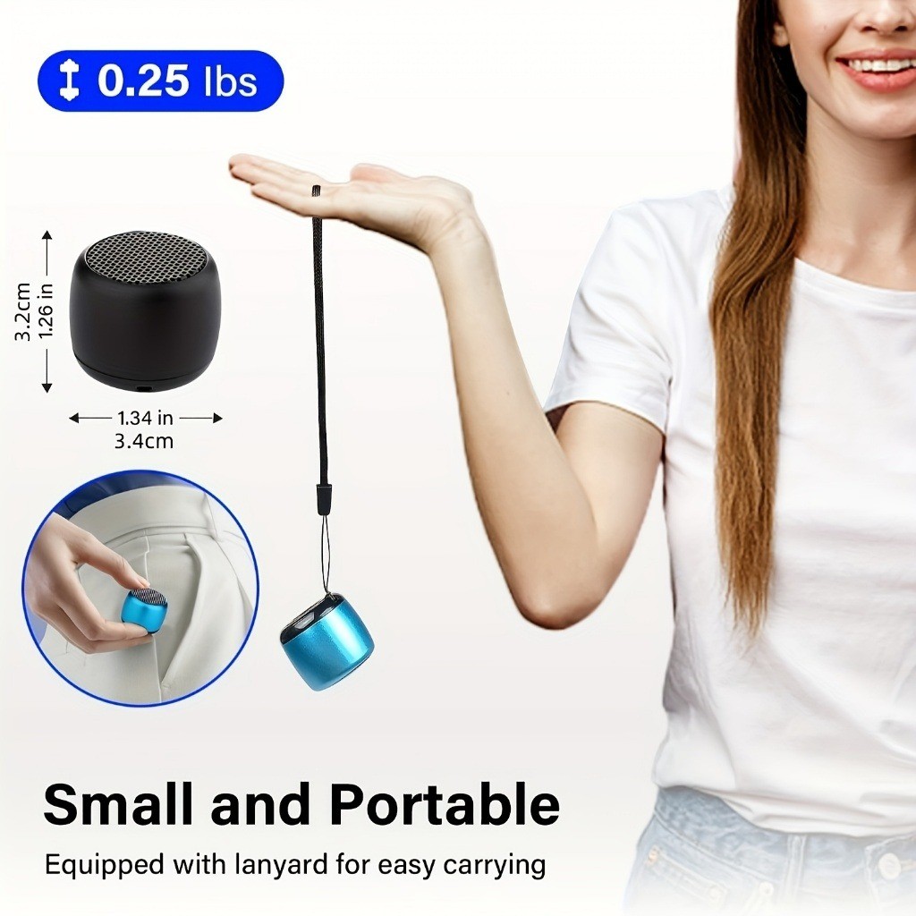 Jual Mini Speaker bluetooth 5.0 METAL M3 Extra bass wirelees musix box ...