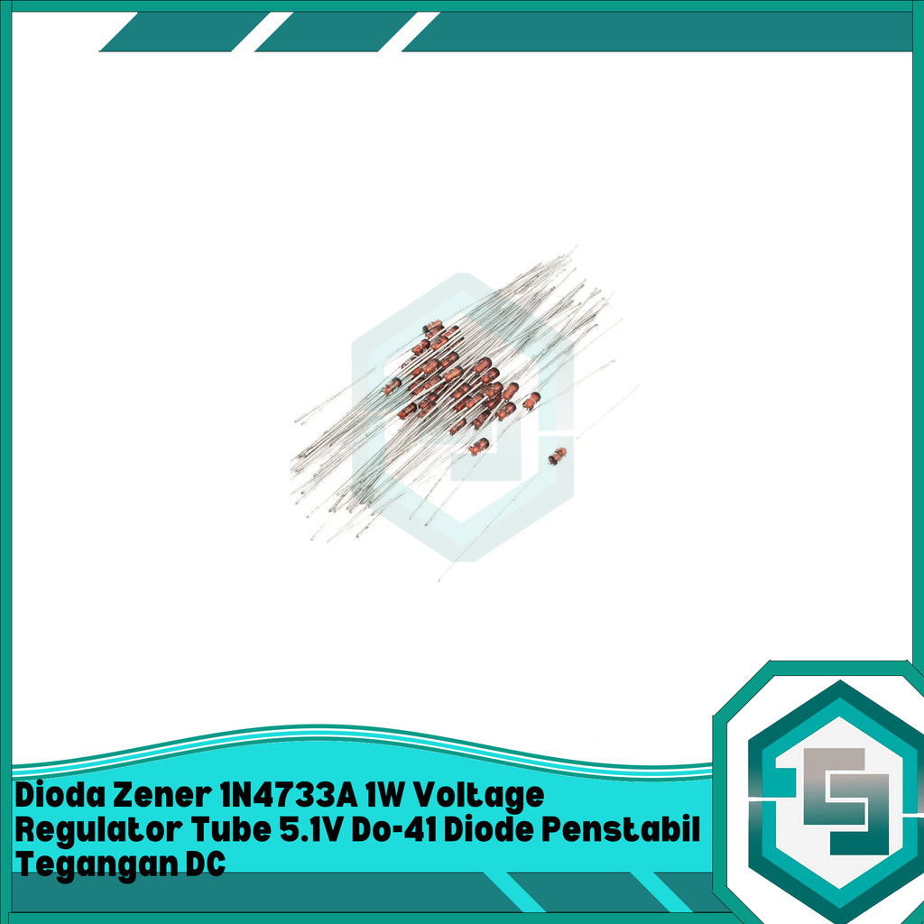 Jual Dioda Zener 1N4733A 1W Voltage Regulator Tube 5.1V Do-41 Diode ...