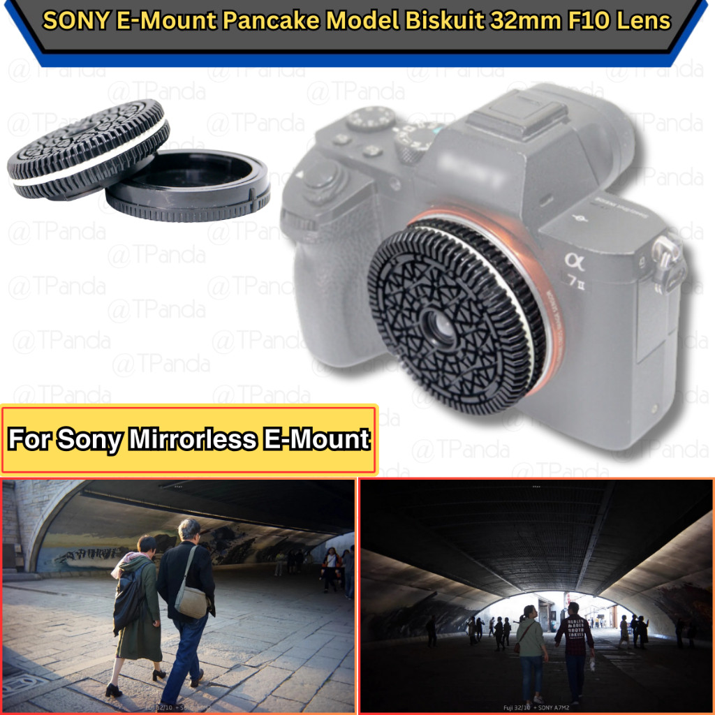 Jual LENSA Model BISKUIT 32mm F10 For SONY E-Mount Camera Mirrorless ...