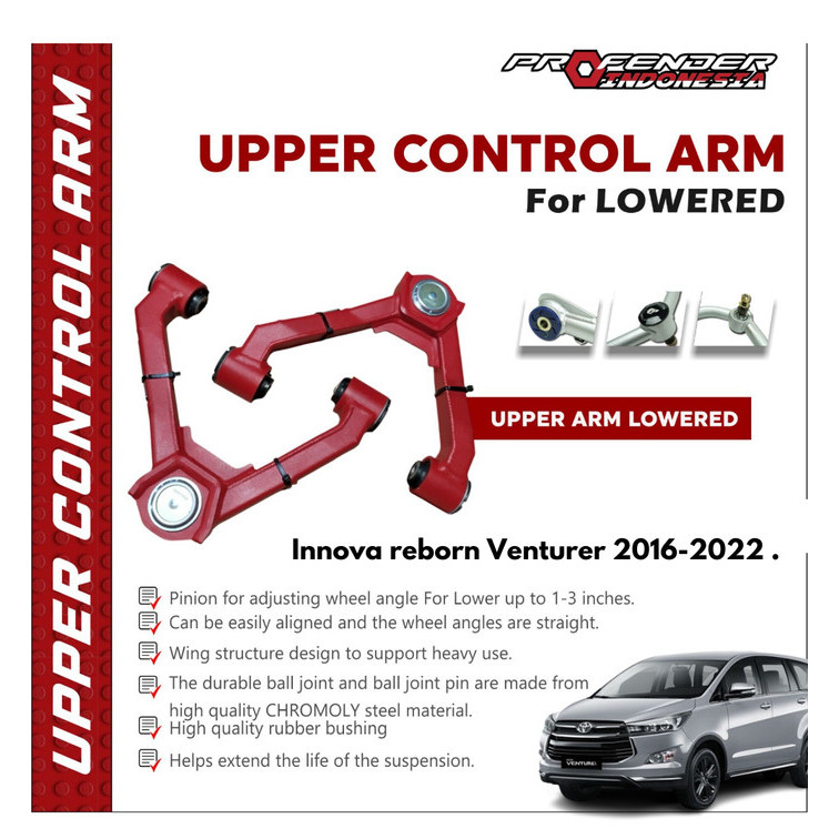 Jual Aksesoris Lift kit Upper arm depan PROFENDER UCA - Merah - Innova ...