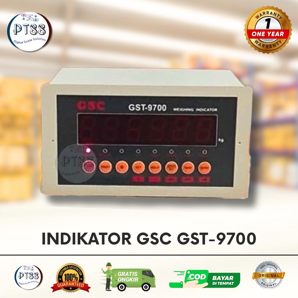 Jual Indicator Timbangan digital GST-9700 monitor display digital GST ...
