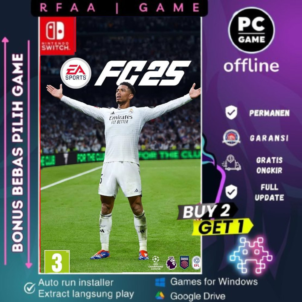 Jual EA SPORTS FC 25 | FORMAT XCI NSP NSZ | GAME PC EMULATOR - LAPTOP ...