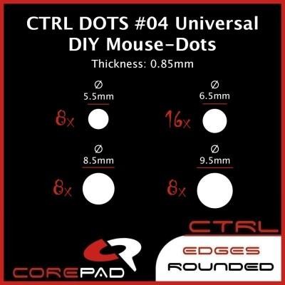 Jual Corepad CTRL DOTS Universal PTFE Gaming Mouse Feet / Mouse Skate ...