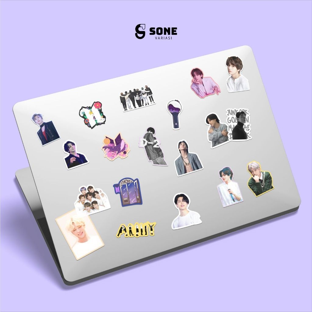 Jual Stiker Pack BTS Aesthetic Paper Vinyl Waterproof Dekorasi Stiker ...
