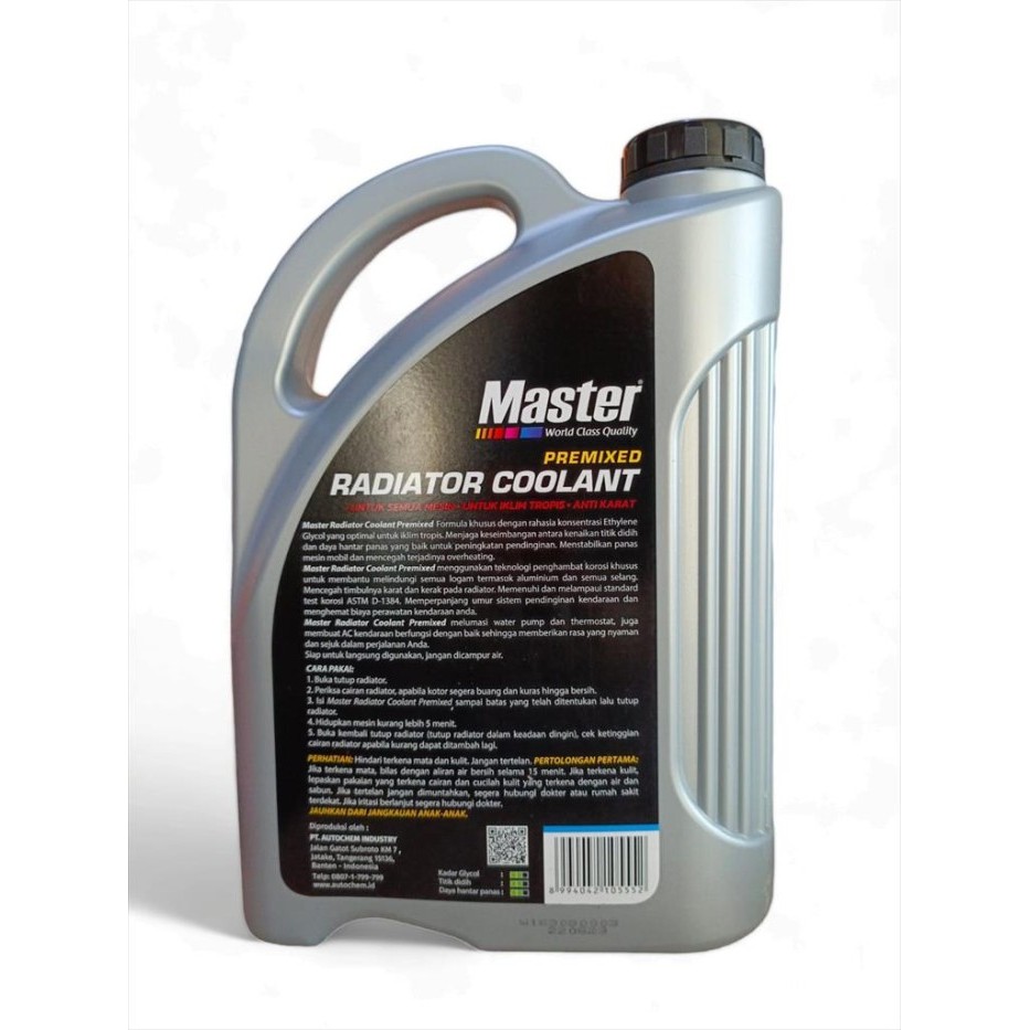 Jual MASTER RADIATOR COOLANT PREMIXED AIR RADIATOR ANTI KARAT 4L ...