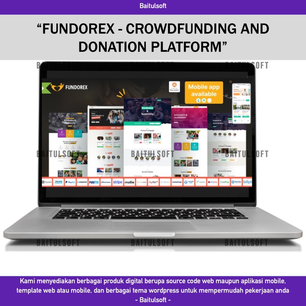 Jual SOURCE CODE APLIKASI WEB FUNDOREX - CROWDFUNDING AND DONATION ...