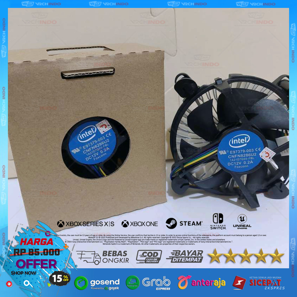 Jual Fan Processor Original AMD & INTELL / CPU Fan Cooler / Heatsink ...