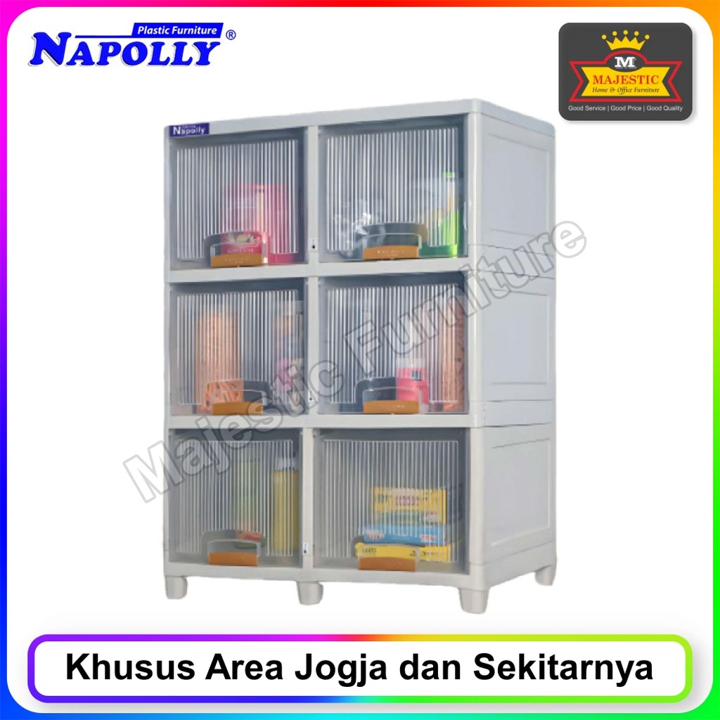 Jual Lemari Plastik Napolly LOCKER BOX 2306 TP (Jogja) | Shopee Indonesia