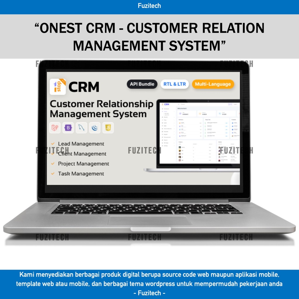 Jual SOURCE CODE APLIKASI WEB ONEST CRM - CUSTOMER RELATION MANAGEMENT ...