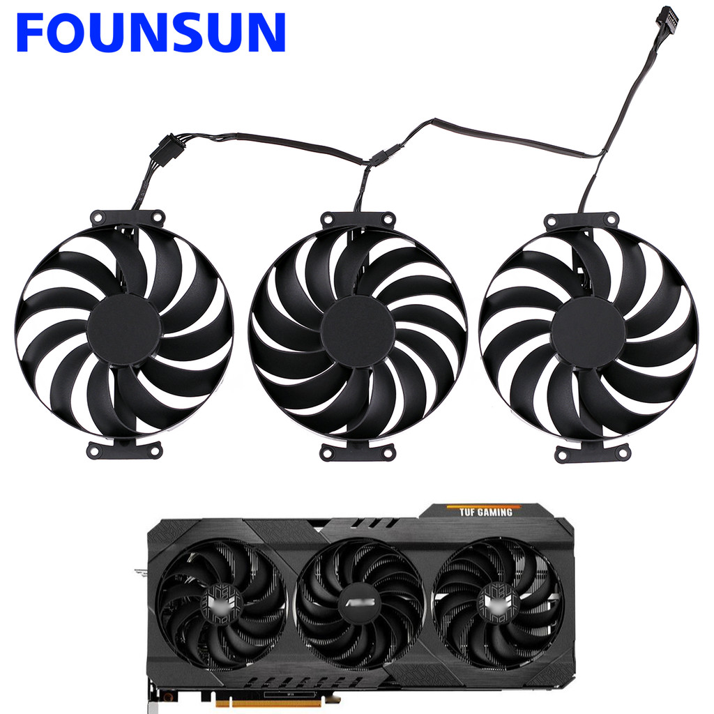 Jual New 95MM CF1010U12D Cooling Fan For ASUS Radeon RX 6950XT 6900XT ...