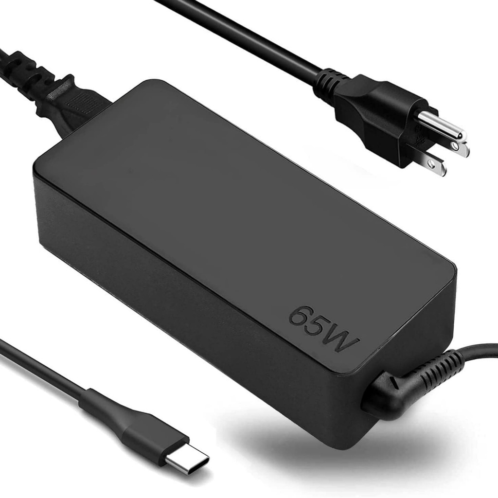 Chargeur 65W USB-C Pour Lenovo ThinkPad – Compatible X1 Carbon, T14, E14, Yoga Et Plus – Alimentation Universelle