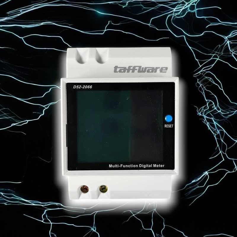 Jual Taffware Meteran Listrik Digital Display Din Rail Single Phase ...