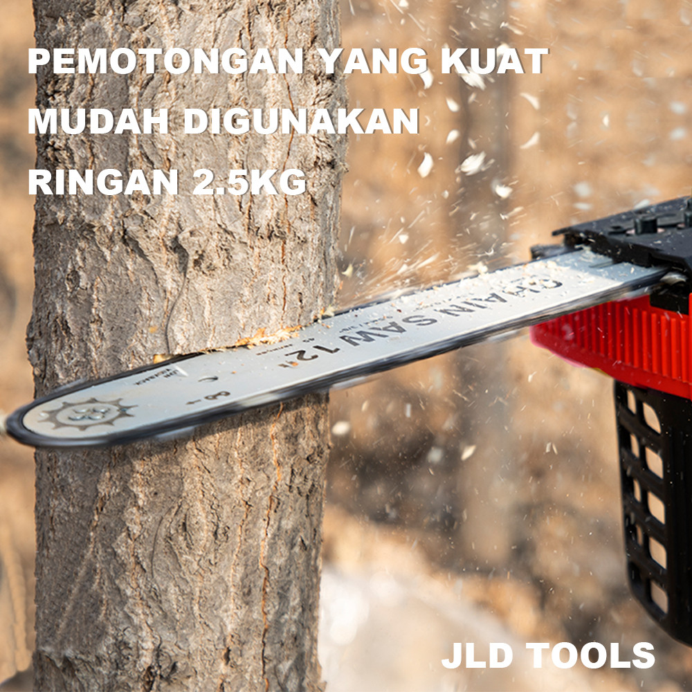 Jual JLD 88VF Gergaji Rantai baterai brushless 12inch Portable Genggam ...