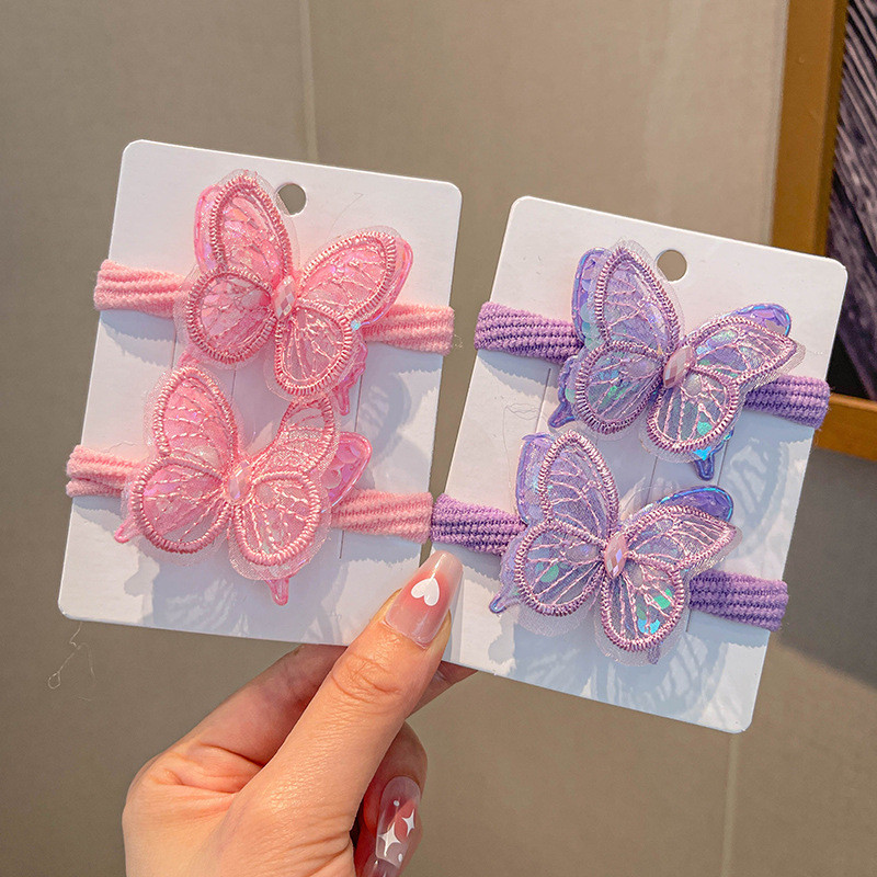 Jual FY Ikat Rambut Set Isi 2 Pcs Aksesoris Rambut Bordir Manik Manik ...