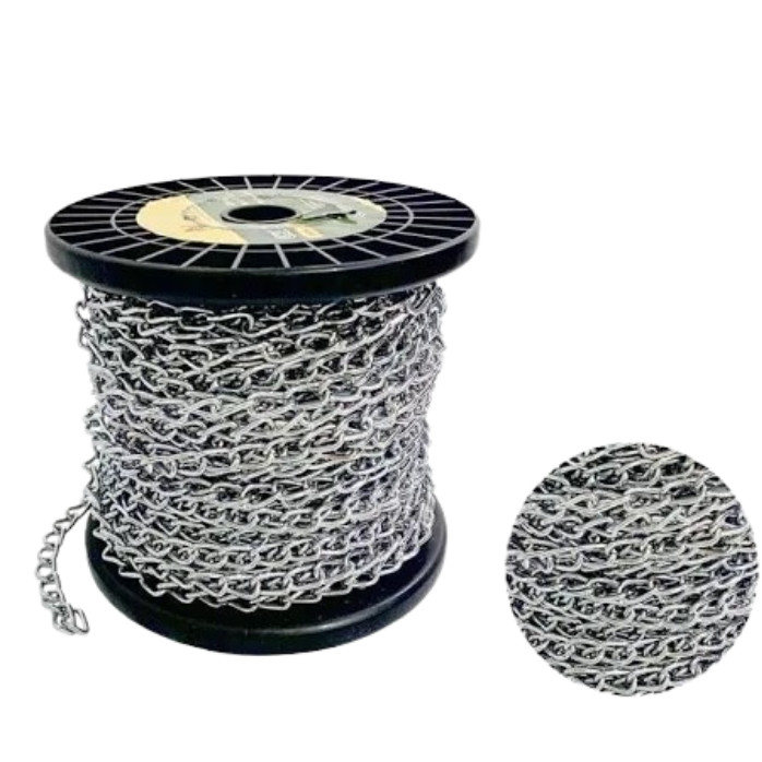 Jual Rantai Rante Besi Putih Kapal Galvanis Galvalum Steel Chain Chai ...