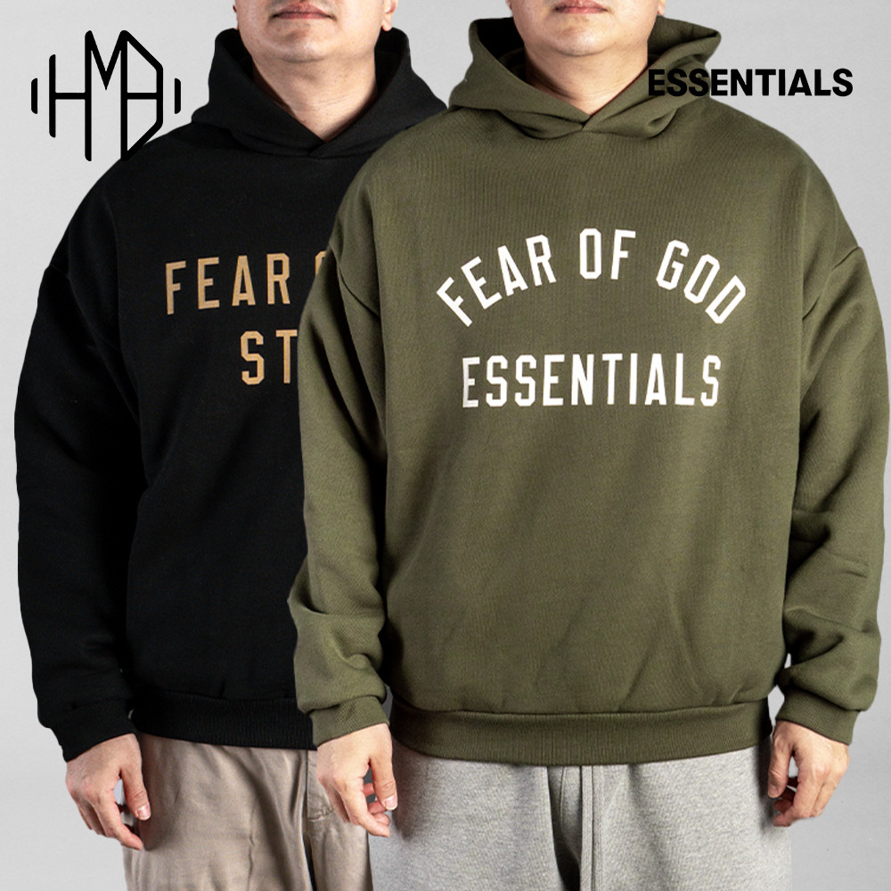 Jual Fear of God Essentials FW24 Fleece Hoodie 100% Authentic | Shopee ...