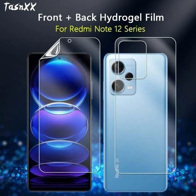 Jual (COD) REDMI NOTE 12 / 12 PRO 5G 4G Hydrogel Full Body Front & Back ...