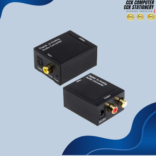 Jual Digital to Analog Audio Converter Toslink Optical Coaxial to RCA ...