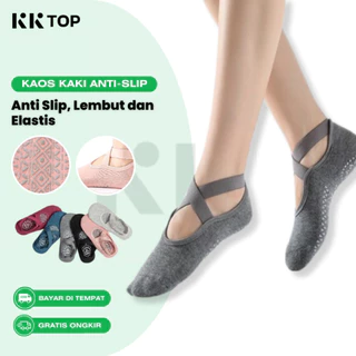 KKTOP Kaos Kaki Yoga Anti Slip Wanita Olahraga Lembut Breathable (AK011)