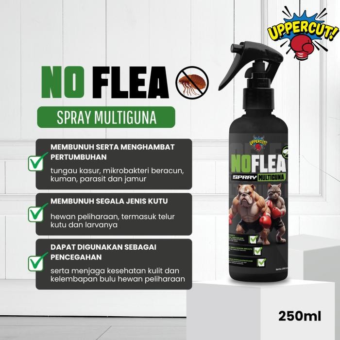 Jual UPPERCUT NO FLEA MULTIGUNA SPRAY 250ML ~ Spray Membunuh & Mencegah ...