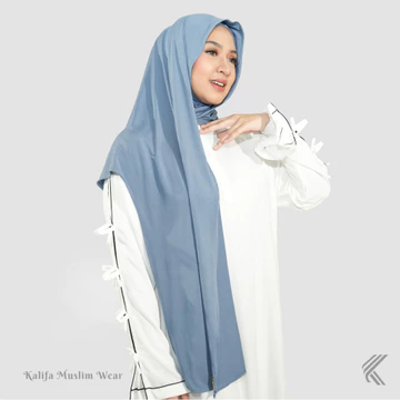 Kalifa Aylin Series Hijab Pashmina Malay Inner Curve Instan KRDMLY001
