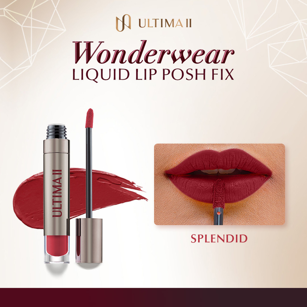 Jual Ultima II Wonderwear Liquid Lip Posh Fix- warna Splendid | Shopee ...