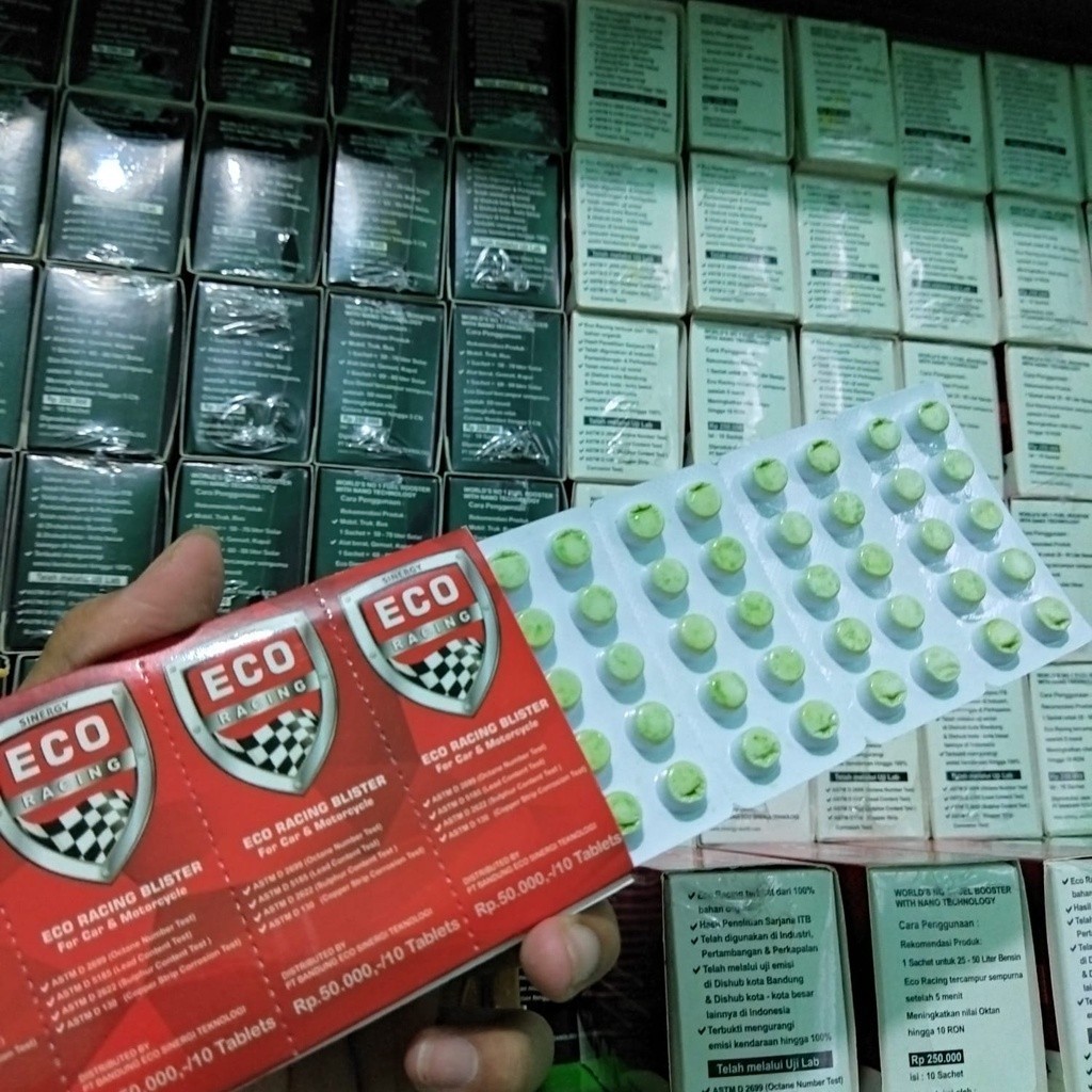 Jual EKO RASING - PENGHEMAT BENSIN MOTOR - 1 BLISTER ISI 50 PILL ...