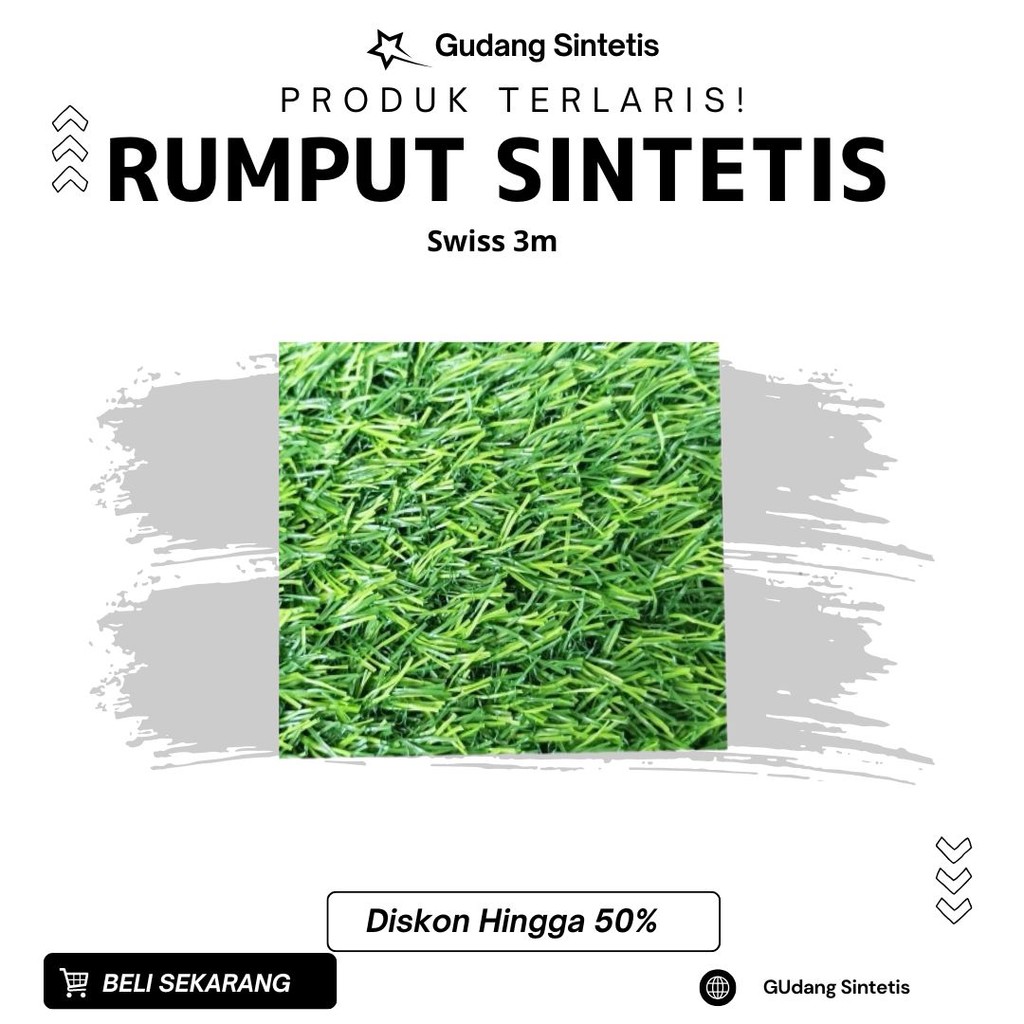 Jual RUMPUT SINTETIS SWISS PREMIUM UKURAN 25x25 CM | Shopee Indonesia