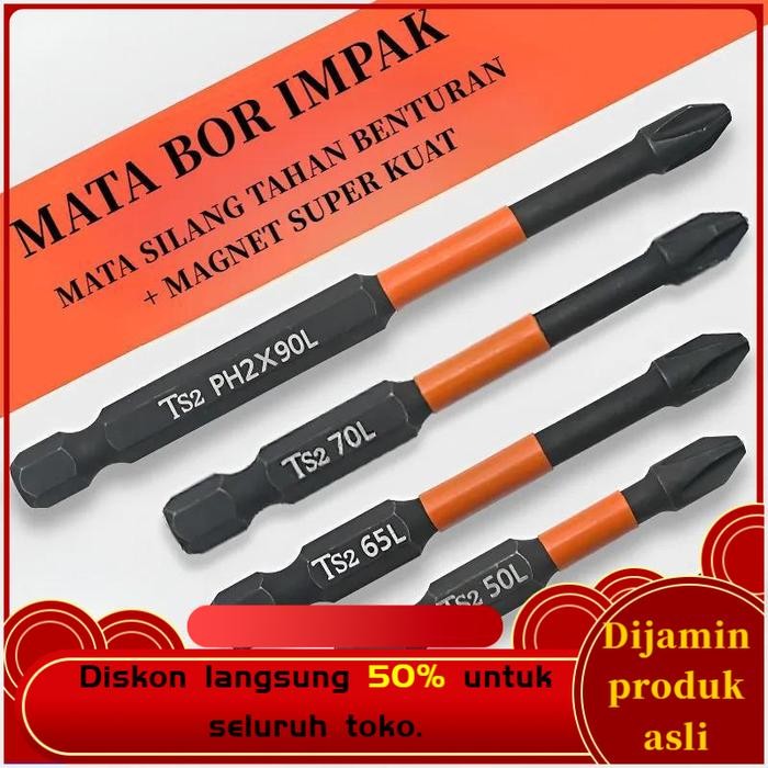 Jual SET MATA OBENG IMPACT BAJA S2 50/70/90MM | Shopee Indonesia