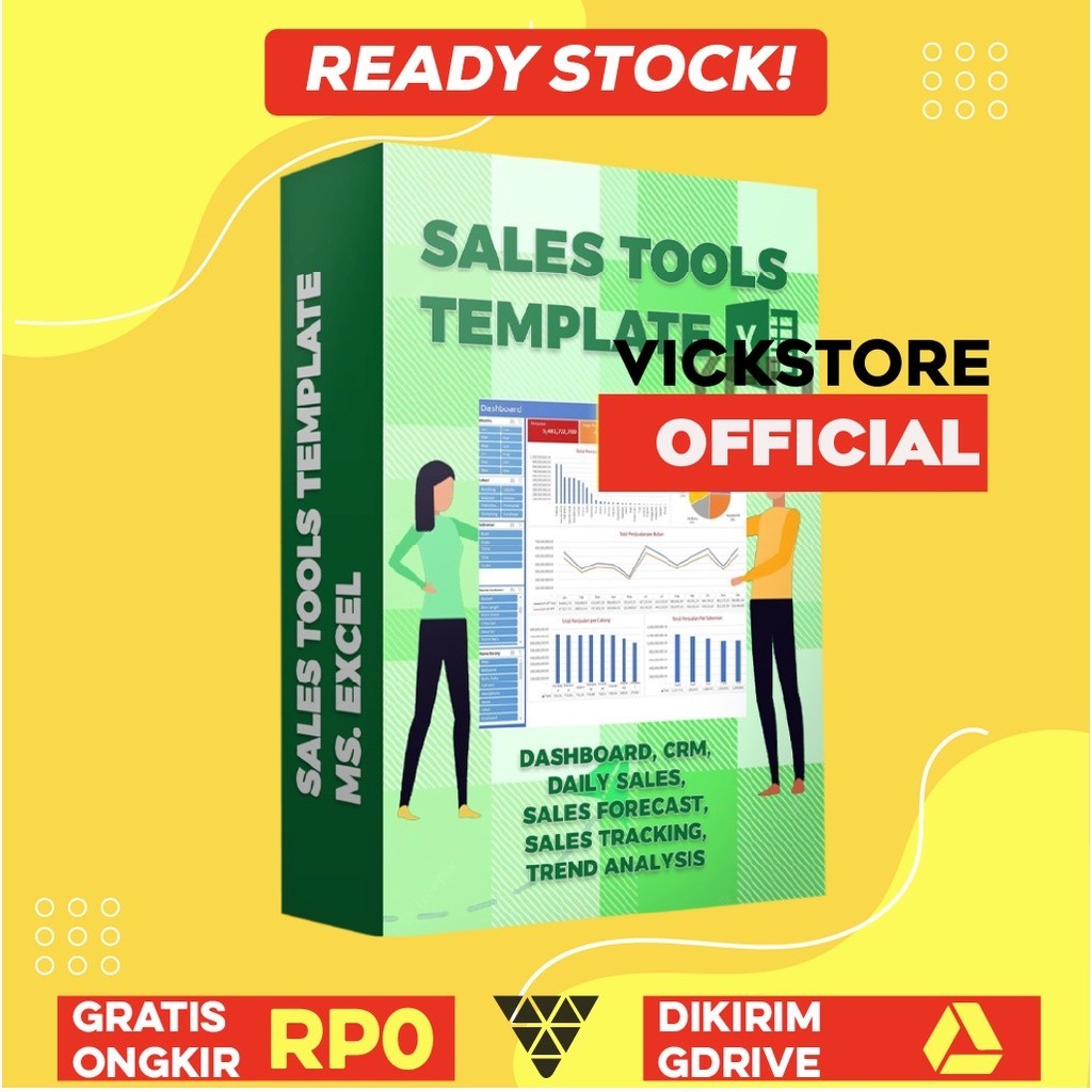 Jual [TMP] SALES TOOL KIT Template Ms Excel - Jidan Shoppu | Shopee ...