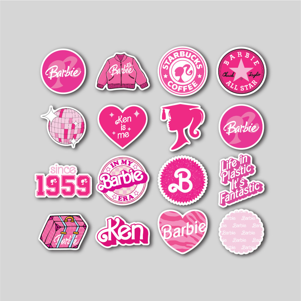 Jual Sticker Pack Barbie World | Sticker Tumbler | Stiker Laptop Koper ...