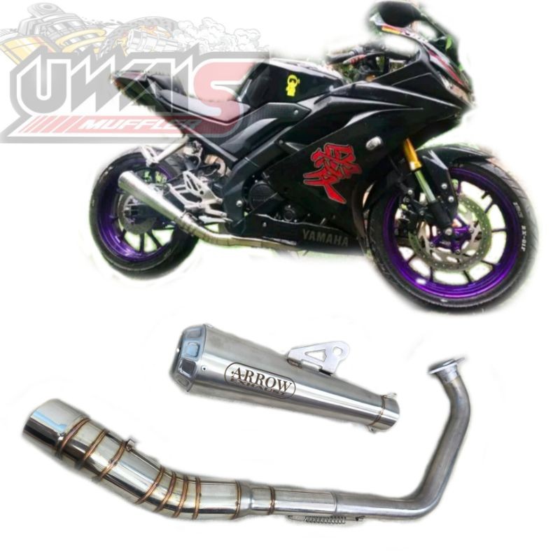 Jual knalpot ekzos R15 V3 Racing R15 v4 new Arrow pro race Exhaust ...