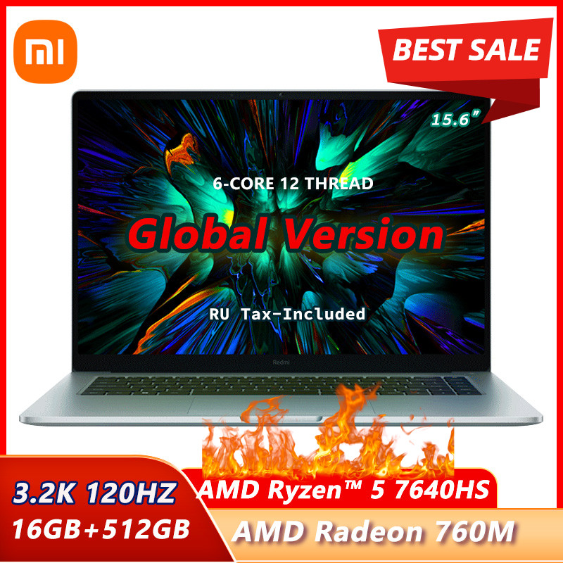 Jual Xiaomi Redmi Book Pro 15 Laptop 2023 Ryzen R5 7640HS CPU 16GB ...