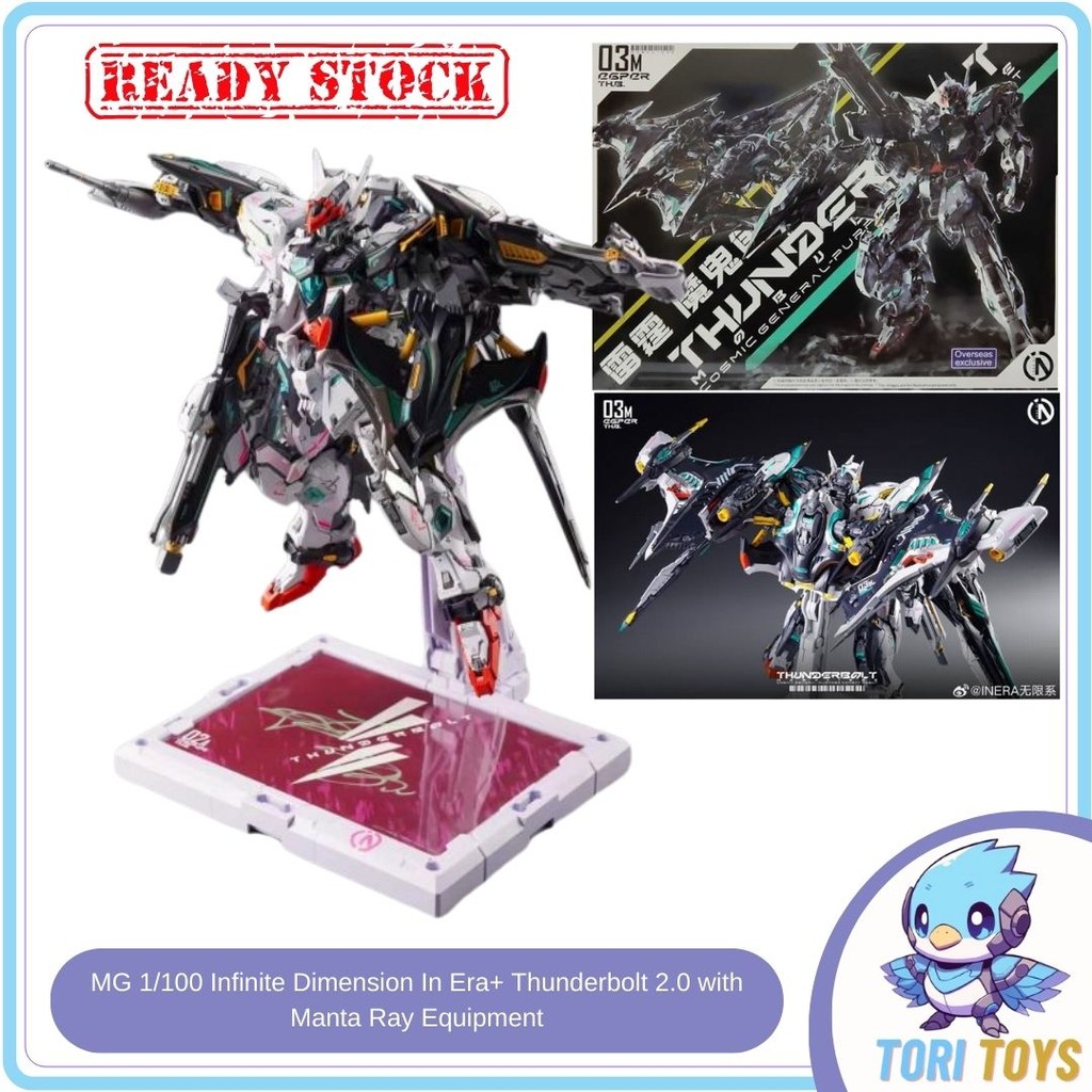 Jual MG 1/100 Infinite Dimension In Era+ Thunderbolt 2.0 with Manta Ray ...