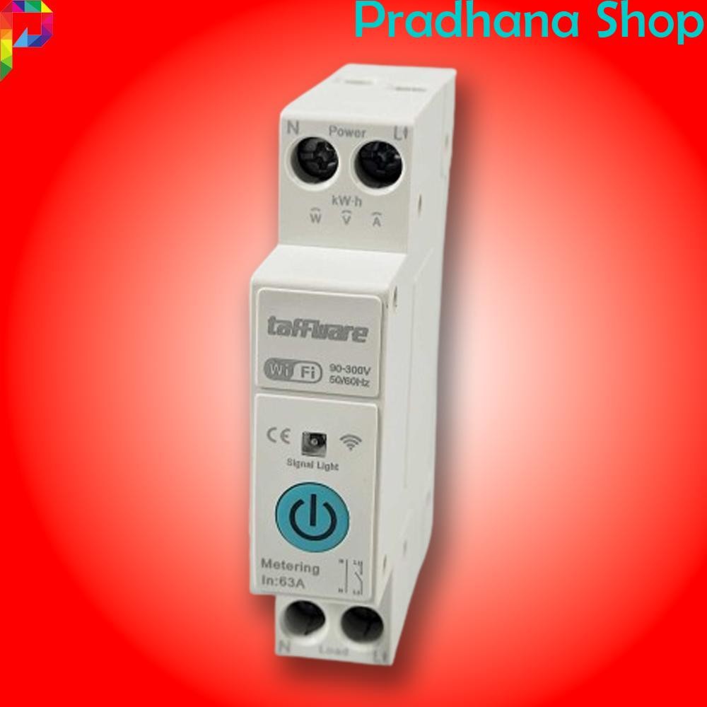 Jual Smart Relay Timer Switch MCB WiFi kWh Energy Meter Meteran Listrik ...