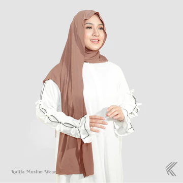 Kalifa Aylin Series Hijab Pashmina Malay Inner Curve Instan KRDMLY001