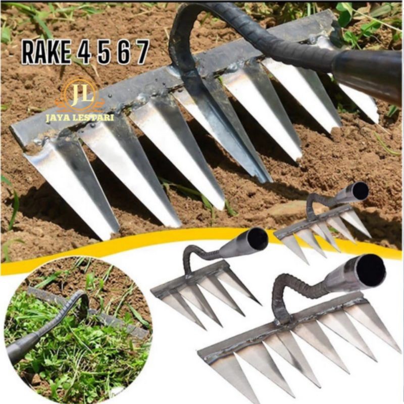 Jual rake alat pembersih rumput _garukan rumput liar penggaruk sampah ...