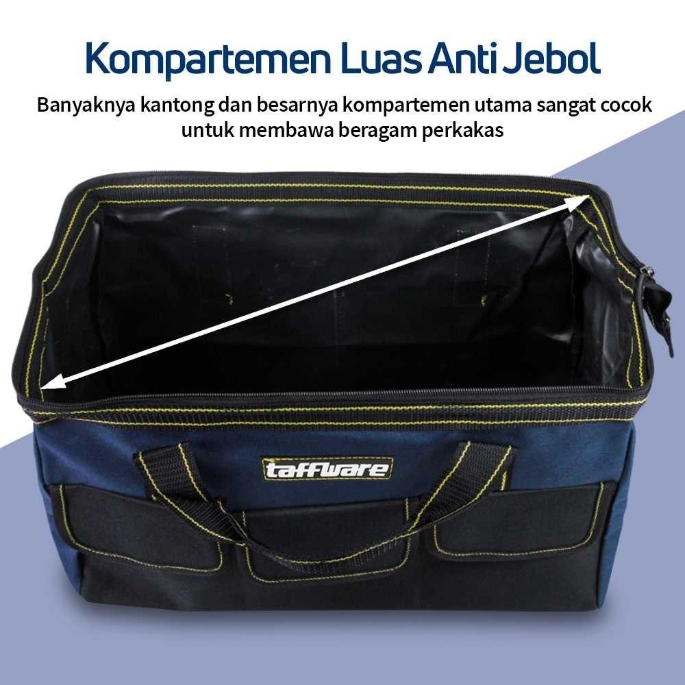 Jual Taffware Tas Perkakas Alat Pertukangan Toolkit Toolbox Kain Oxford ...