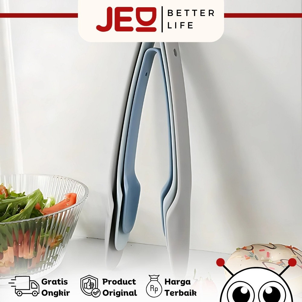 Jual Set 3 in 1 Penjepit Jepitan Capitan Capit Kue Roti Makanan Plastik ...