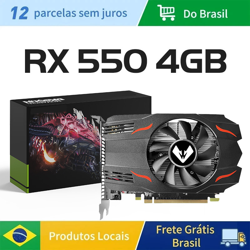 Jual Mougol graphics card AMD GPU Radeon RX 550 4G GDDR5 128bit 14nm ...
