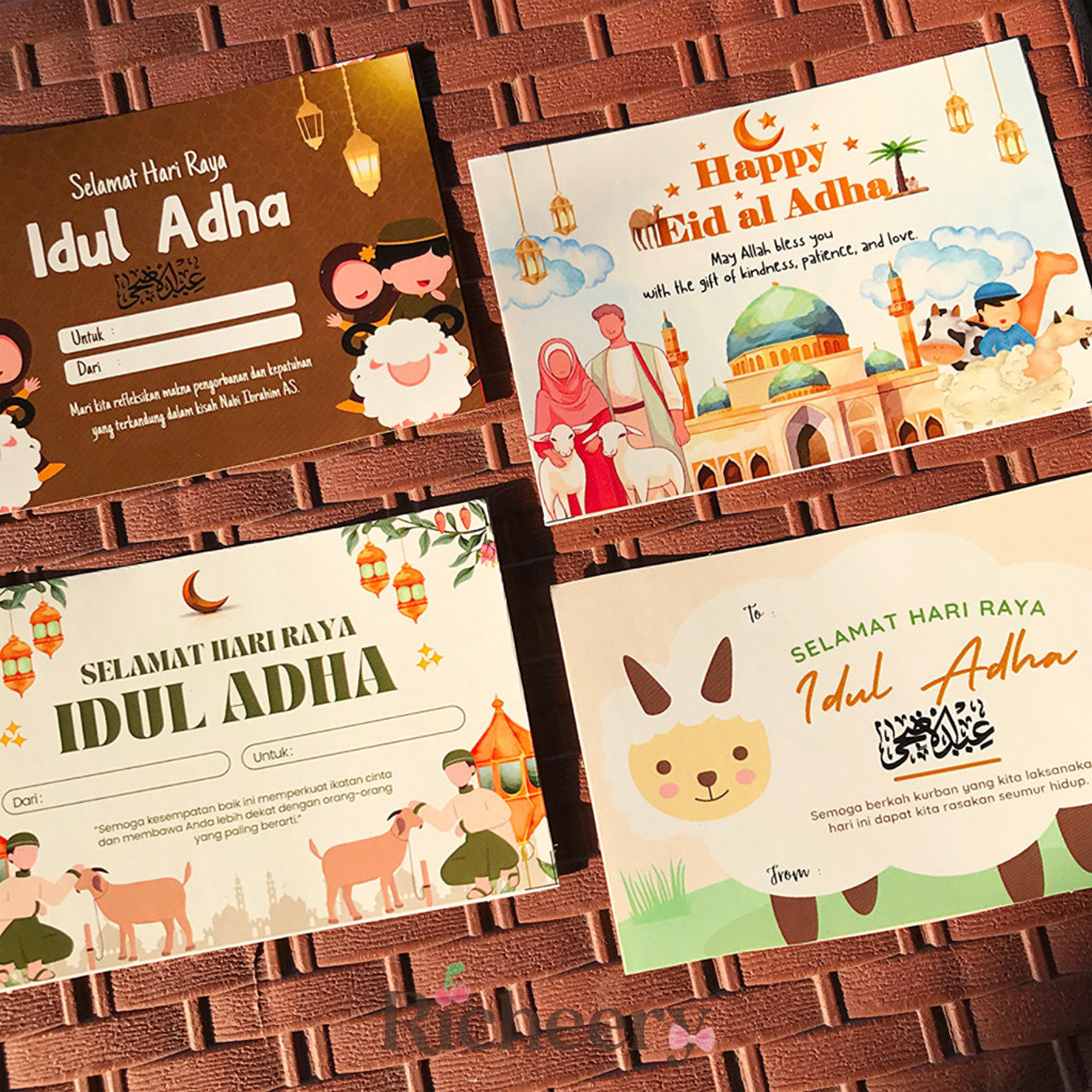 Jual Stiker Idul Adha 2025 isi 6 pcs Hari Raya Eid Al-Adha Mubarak ...
