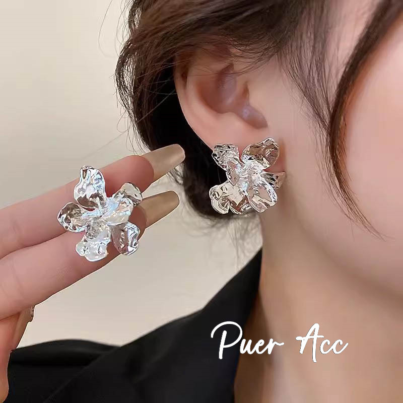 Jual Puer acc Anting Bunga Flower Tidak Beraturan Untuk Anting-anting ...