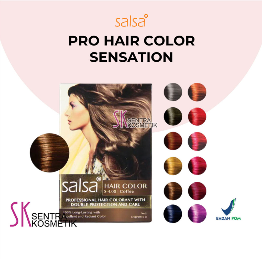 Jual SALSA Hair Color Cat Rambut Permanent Semir Rambut Permanen ...