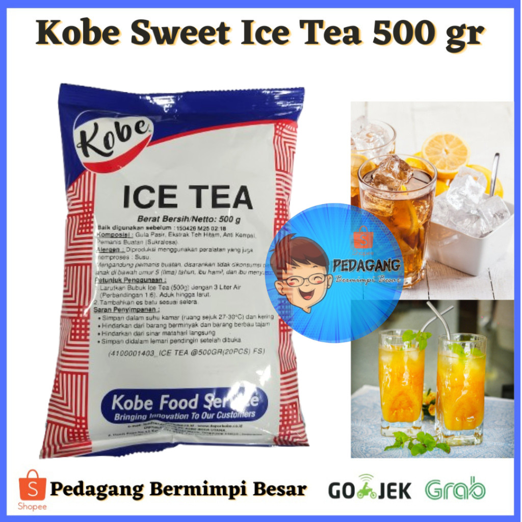 Jual Kobe Sweet Ice Tea 500 gr/ ice tea | Shopee Indonesia