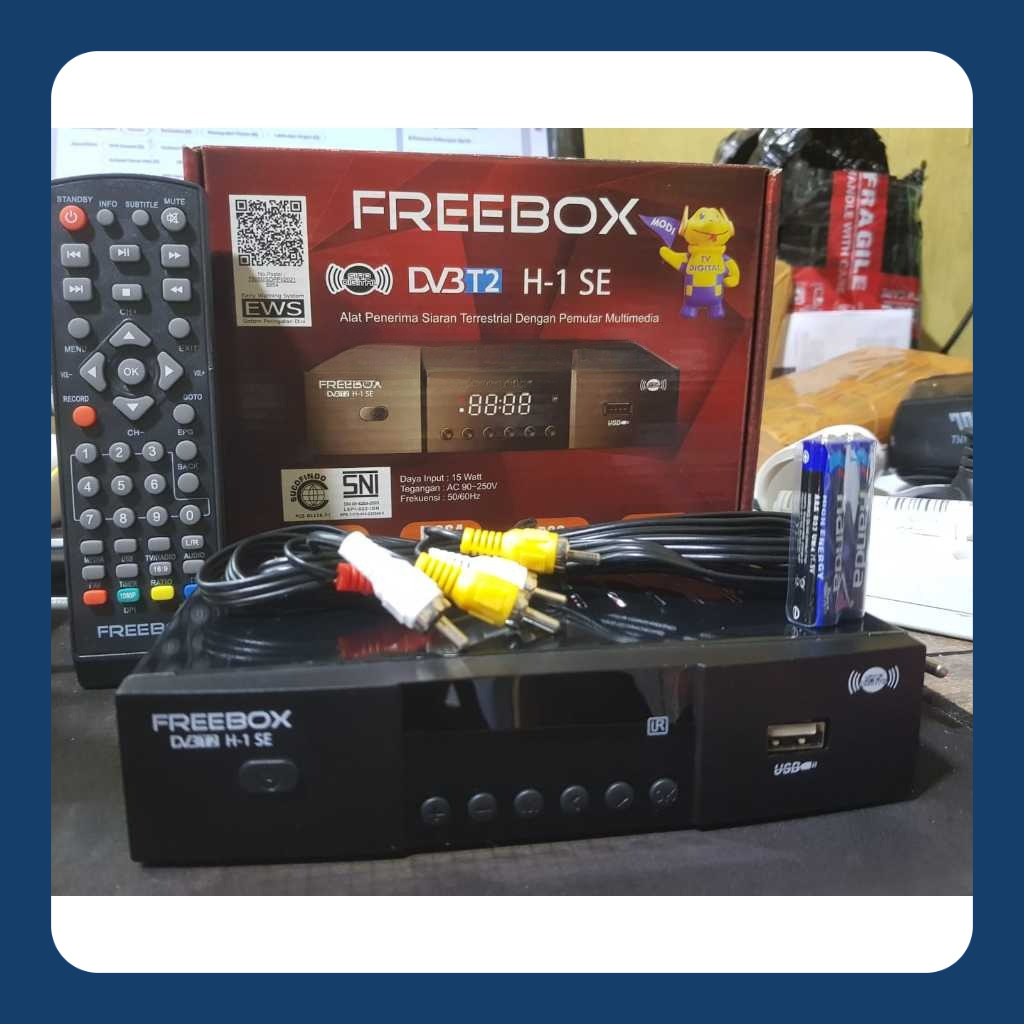Jual SET TOP BOX FREEBOX H-1 SE BODY BESI CHIPSET SUNPLUS PEKA SINYAL ...